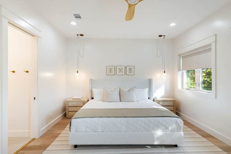 Bedroom #4 features king bed.