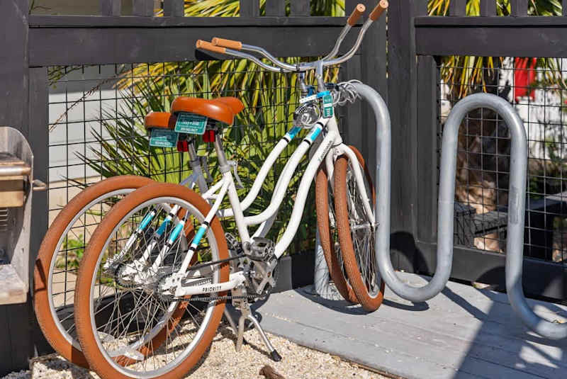 Home includes 2 adult bikes.
