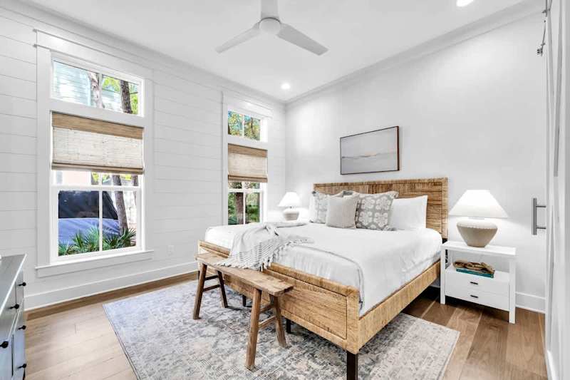 Bedroom #1 features a king bed, walk-in closet, smart tv and ensuite.