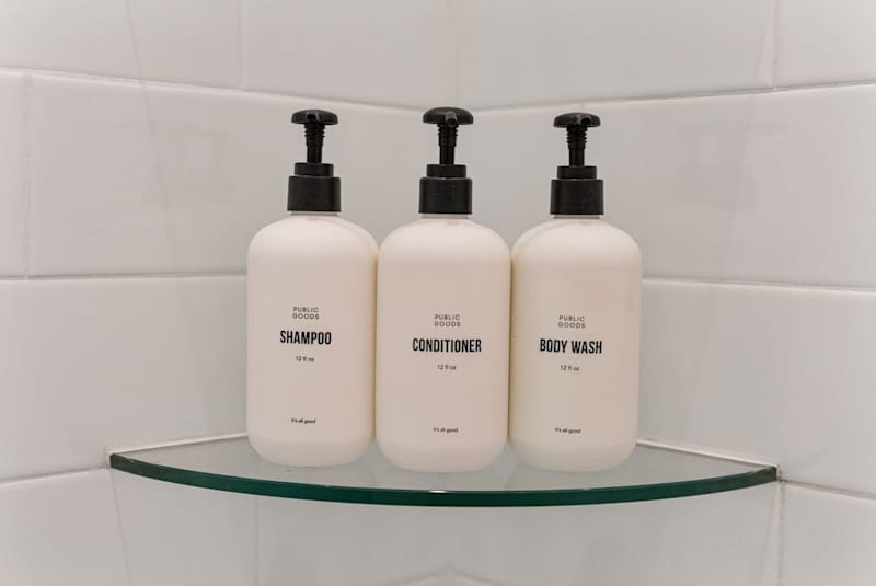 All bathrooms are equipped with shower essentials.