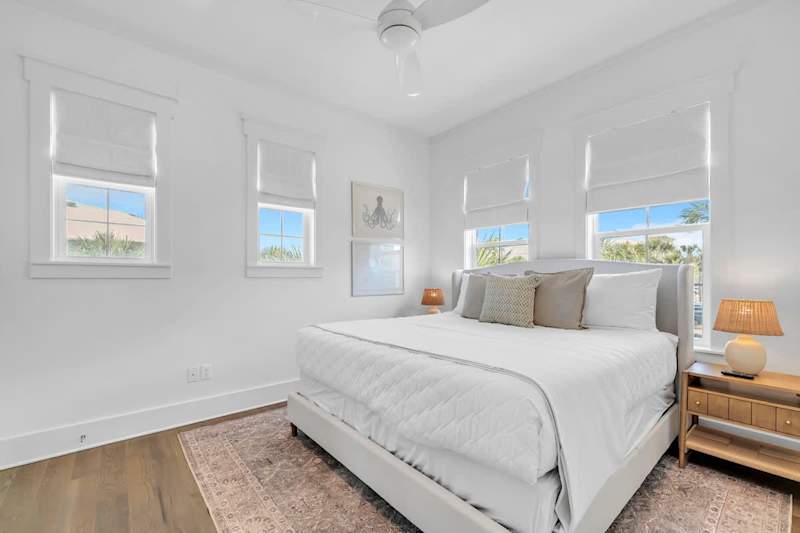Bedroom #4 Features a Second Floor King Bedroom with Shared Bath