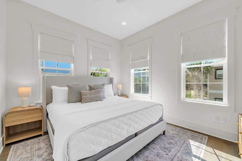 Bedroom #5 Features a Second Floor King Bedroom with Shared Bath