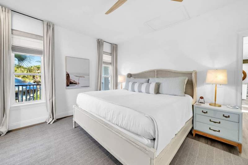 Bedroom #2 features a king bed, smart tv and ensuite.
