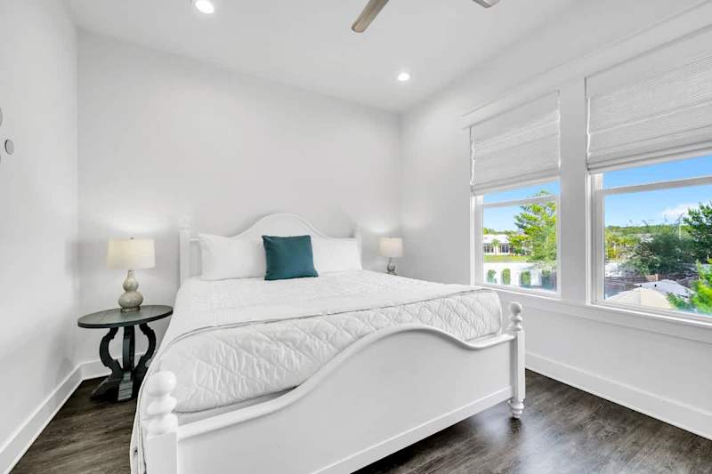Bedroom #2 features a king ensuite and smart tv.