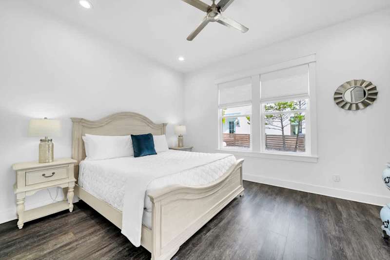 Bedroom #1 features a king bed, smart tv and ensuite