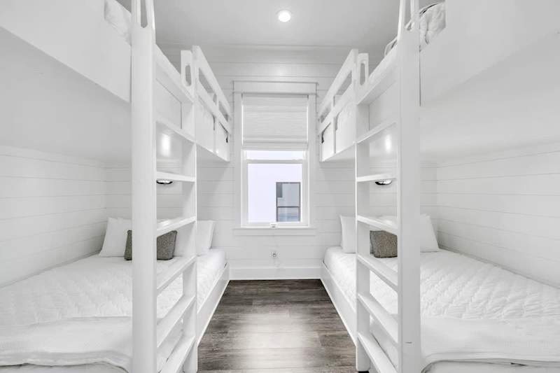 Built-in bunk room for comfortable group stays!