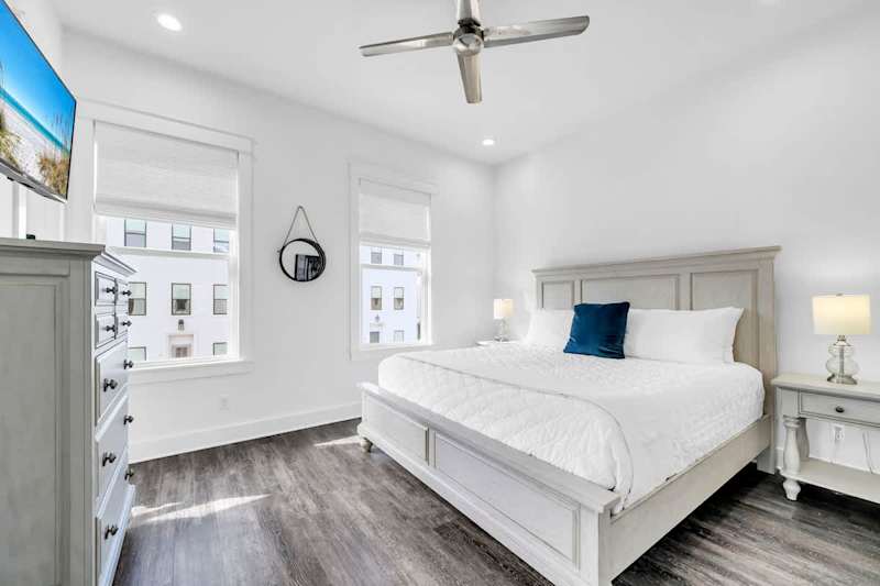 Bedroom #4 features a king.