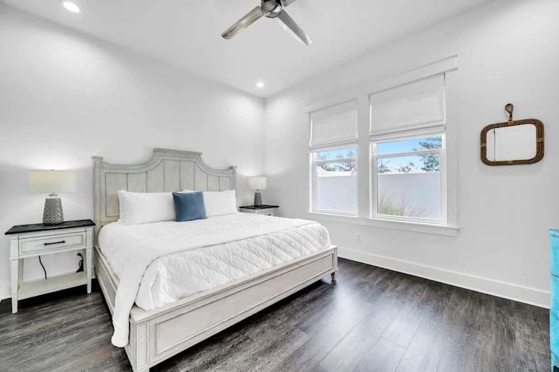 Bedroom #1 features a king bed, smart tv and ensuite