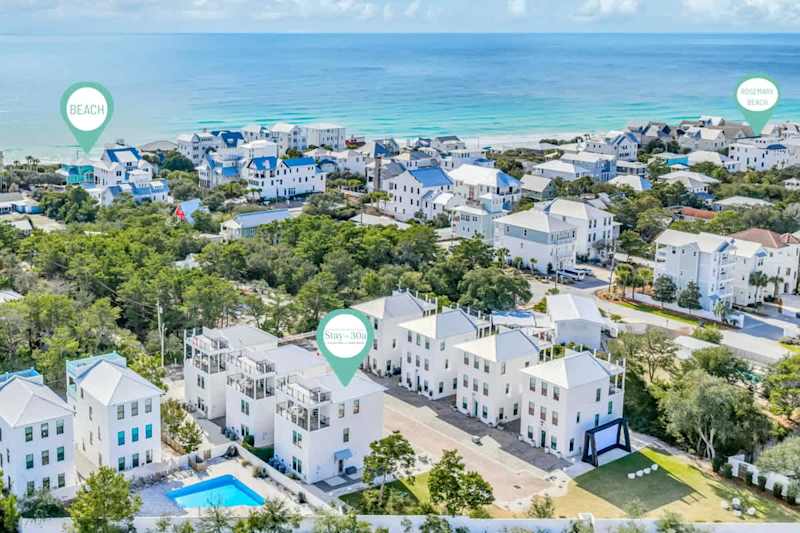 Located steps from the beach access and Rosemary Beach!