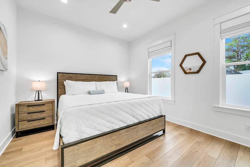 Bedroom #1 features a king bed, smart tv and ensuite