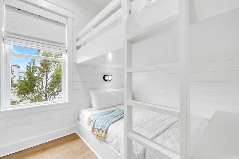 Bedroom #3 features (2) queen/queen bunks.