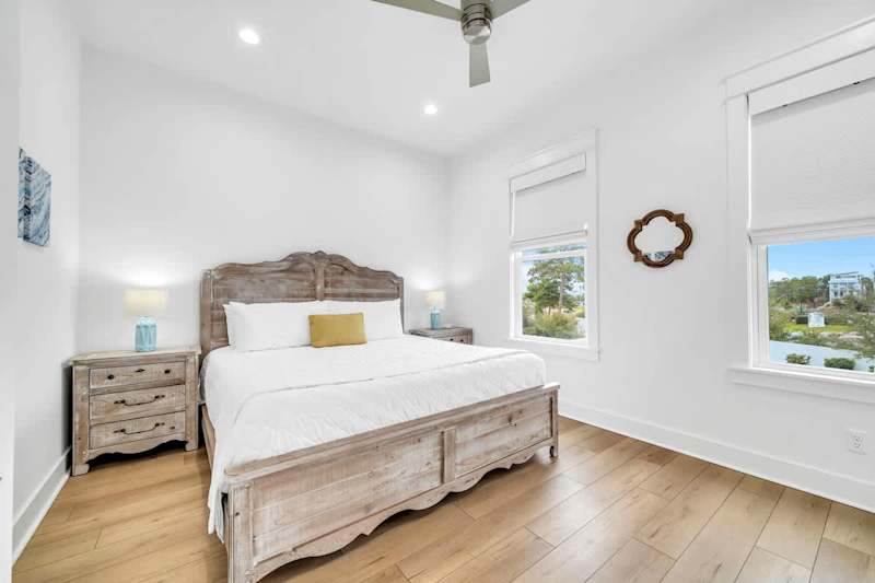 Bedroom #2 features a king bed, smart tv and ensuite
