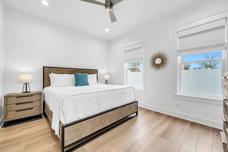 Bedroom #1 features a king bed, smart tv and ensuite