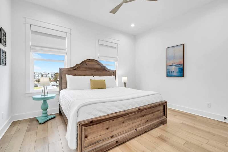 Bedroom #5 features a king bed, smart tv and ensuite
