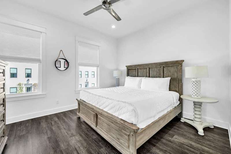 Bedroom #4 features a king