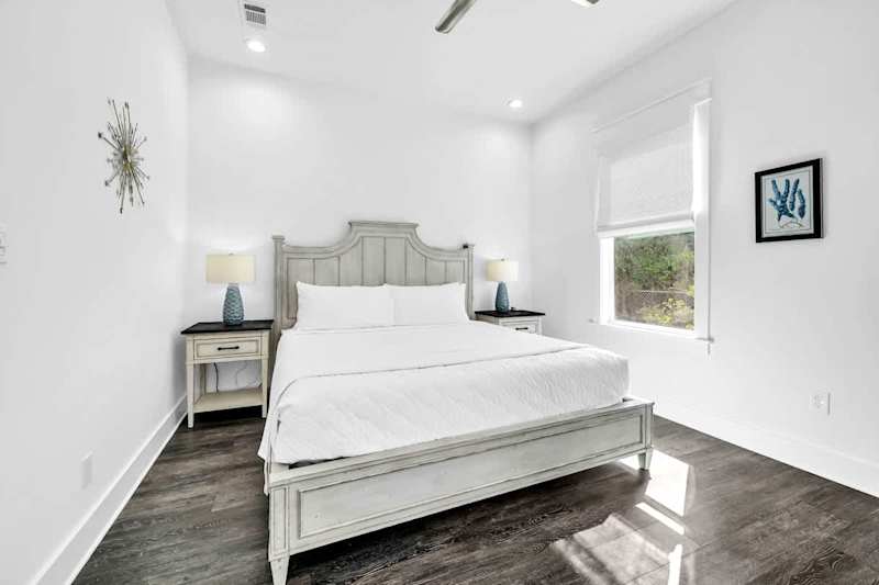 Bedroom #1 features a king bed, smart tv and ensuite