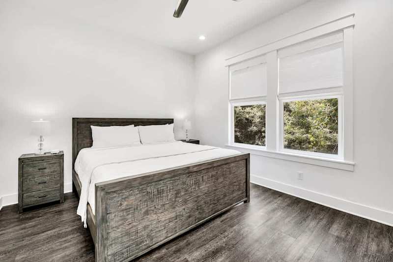 Bedroom #1 features a king bed, smart tv and ensuite