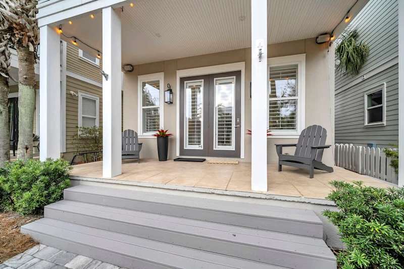 Covered front porch