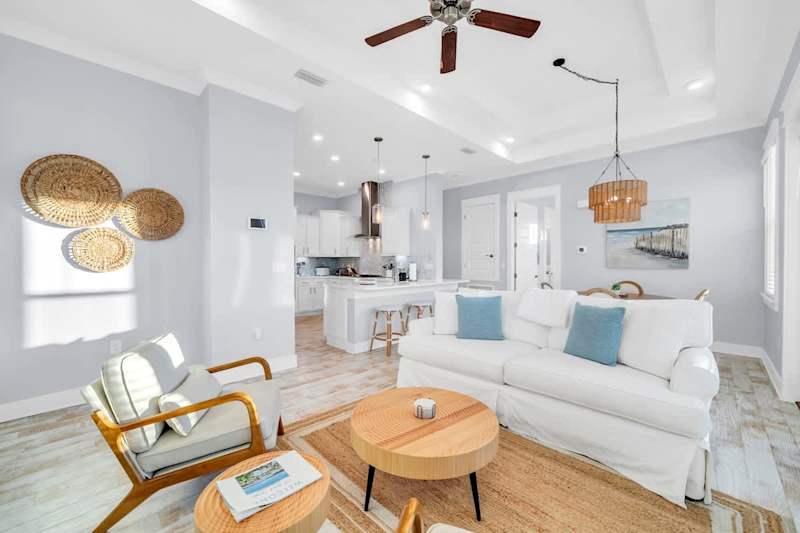 Open concept living and dining space!