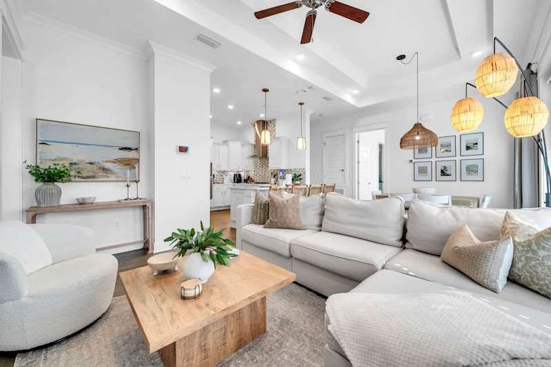 Open concept living and dining space!