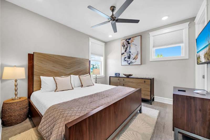 Bedroom #2 features a king with ensuite and smart tv