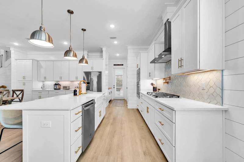 Gourmet kitchen for cooking together as a family or bringing in a private chef!