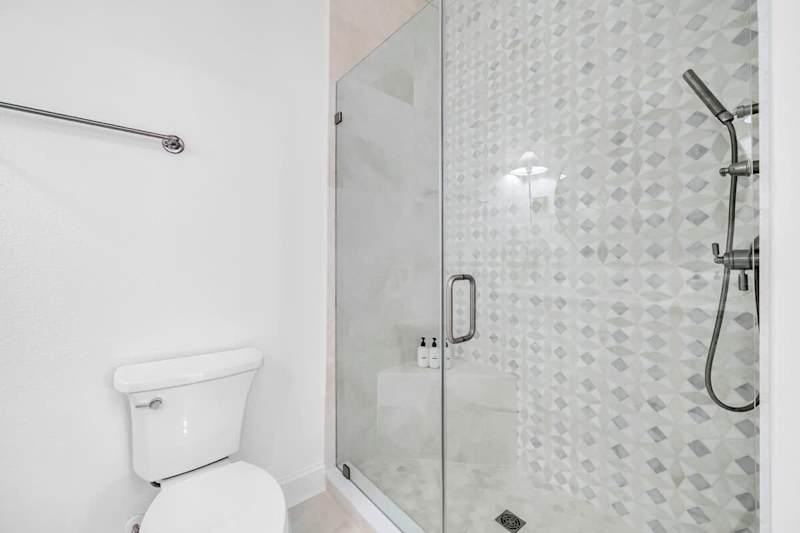 First Floor Full Bath With Walk-in Shower