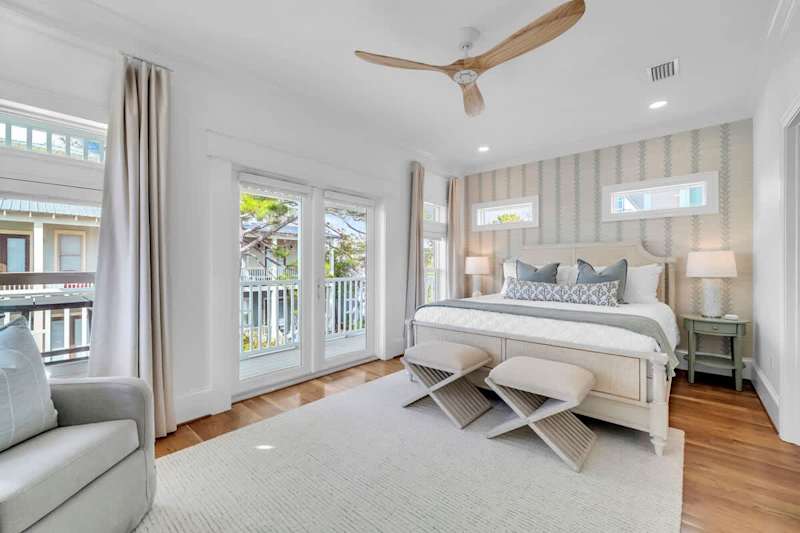 Bedroom #2 Features a King with Ensuite, smart tv and private porch access