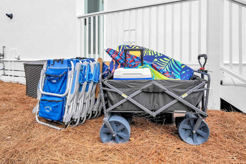 Pack light, beach essentials available during your stay!