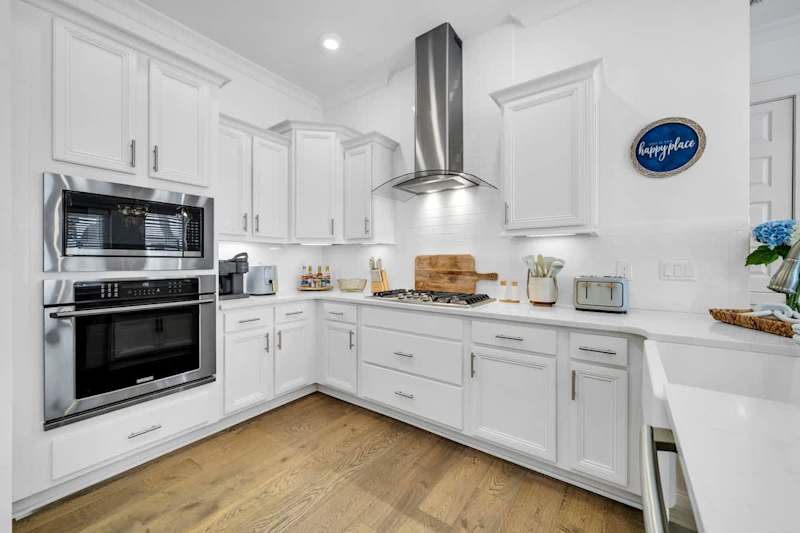 Fully stocked kitchen + complimentary coffee bar to kick off your vacation.