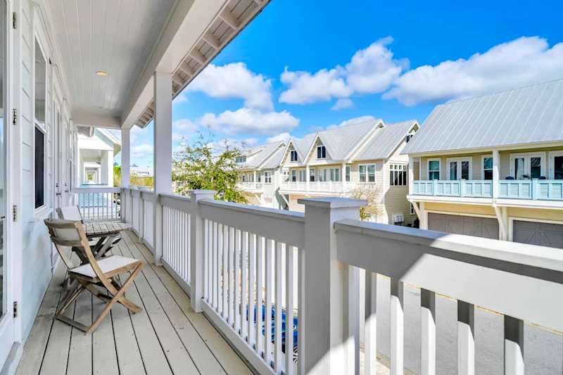Porch access from the guest bedroom