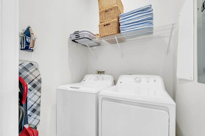 Home features a full washer and dryer.
