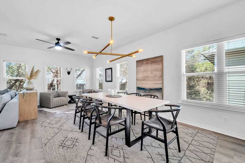 Dining seating for 8