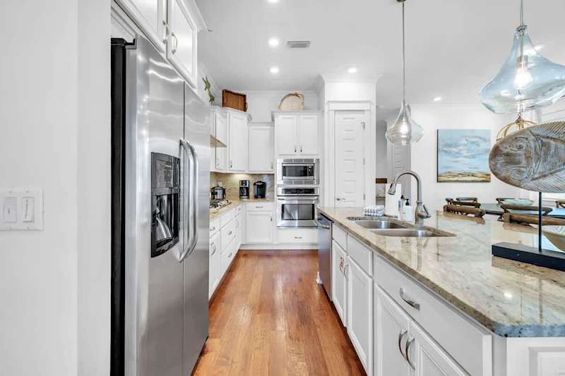 Enjoy cooking with family in the gourmet kitchen!