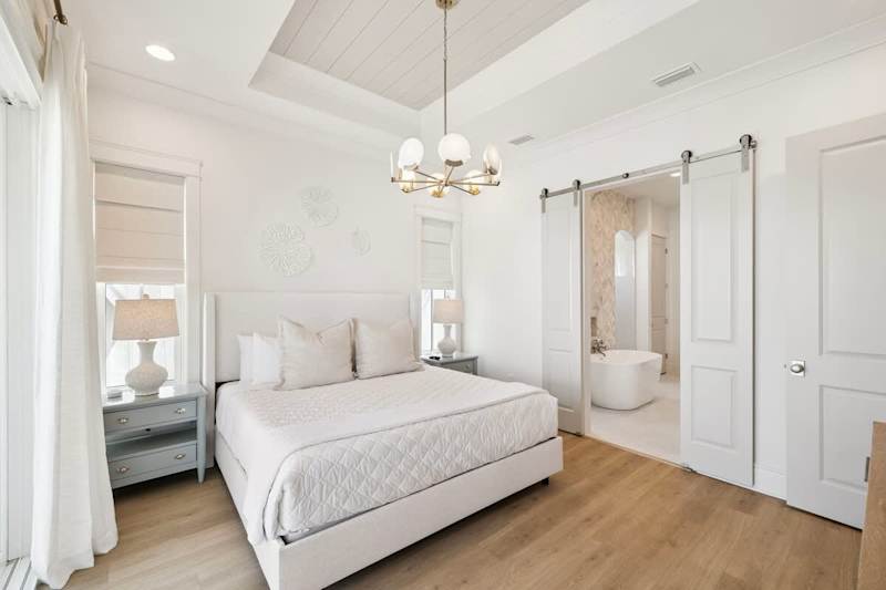 Master Bedroom: King With Ensuite, smart tv, and walk-in shower