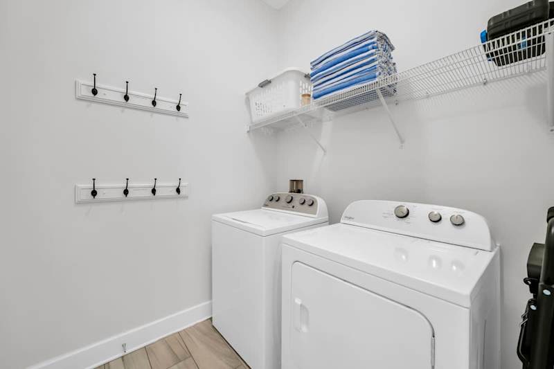 Main floor washer & dryer in the home.