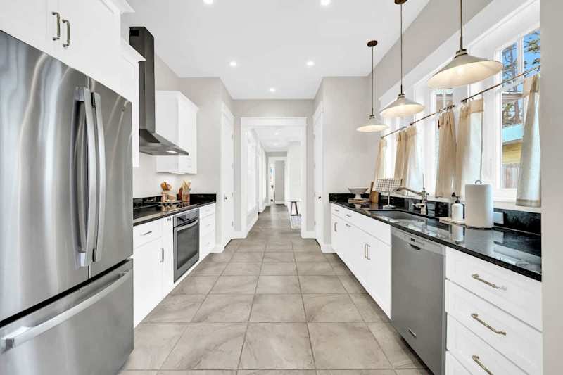 Fully stocked kitchen