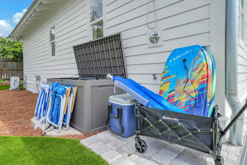 Beach gear included in your stay