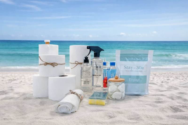 Kick back and relax everything you need to start your stay is here!
