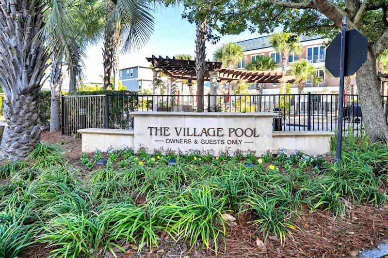 Two large community pools available for village guests