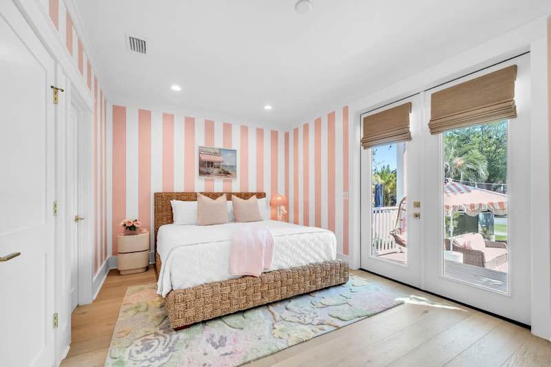 Bedroom #1 Features a King, Smart tv, & Private Porch Access