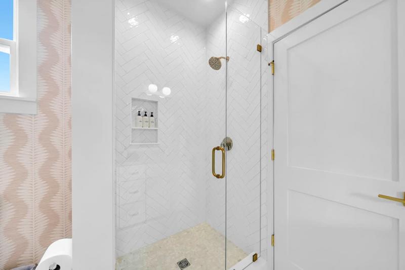 Third floor ensuite walk-in shower