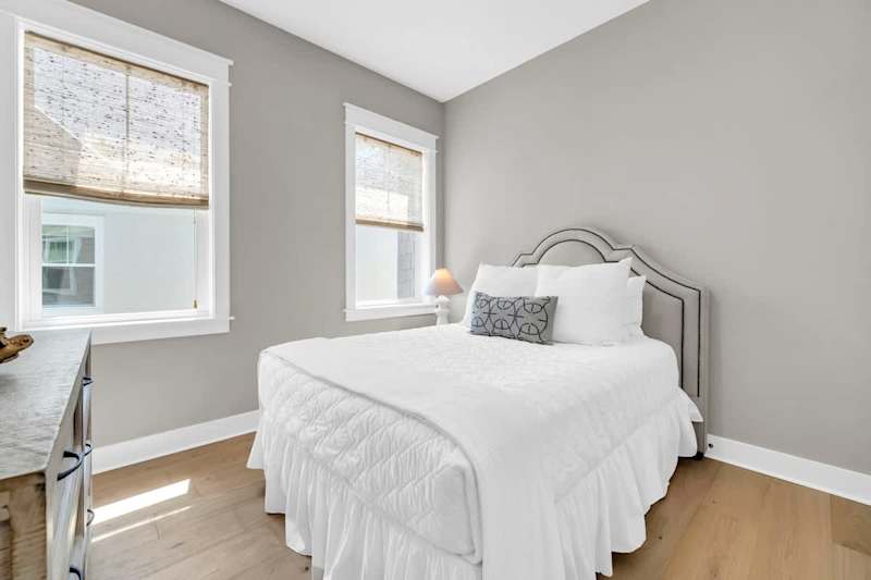 Guest Bedroom #1 Features a Queen, with Smart Tv and Closet