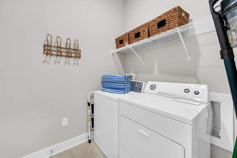 First floor laundry room