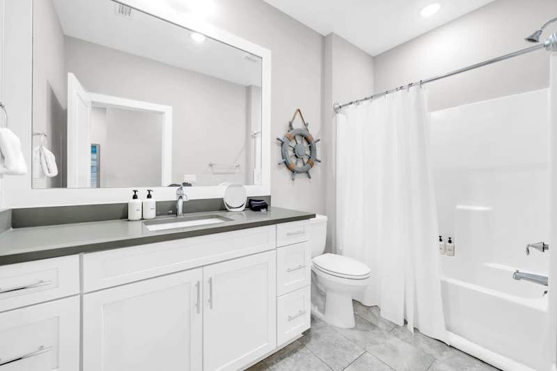 Second floor hall bathroom