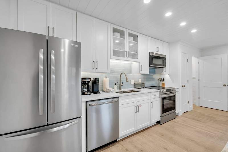 Fully stocked kitchen