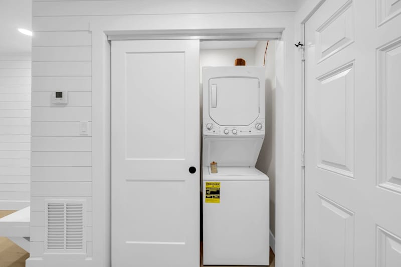 Full washer and dryer in unit