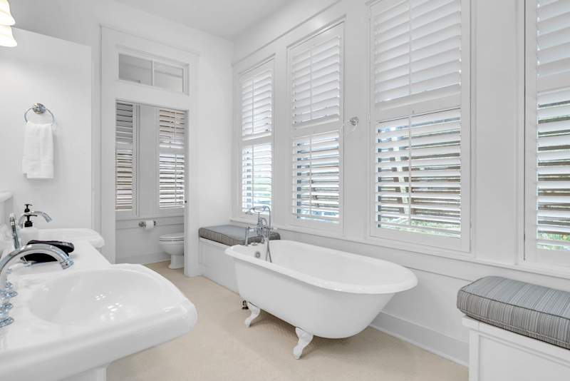 Bedroom #2 King ensuite features soaker tub and walk-in shower