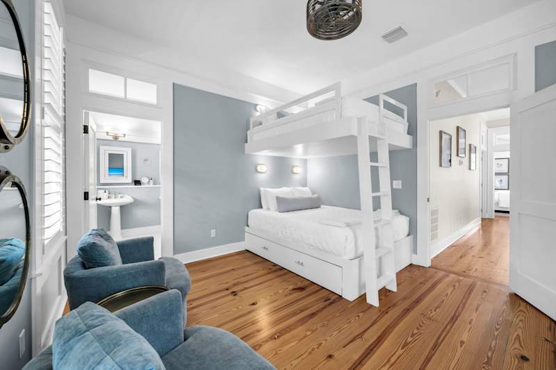 Home features a bunk room