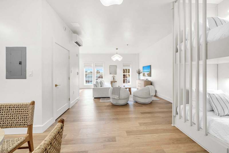 Open concept floor plan!